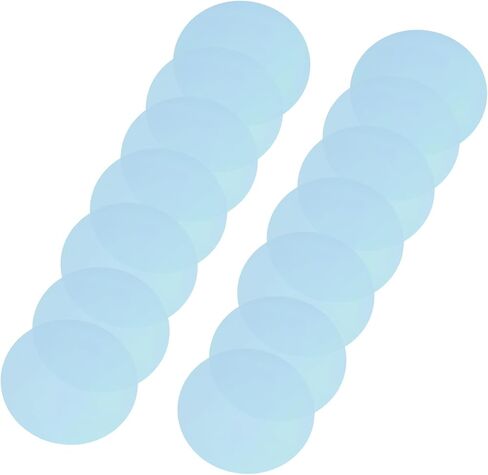NUOBESTY 15pcs LED Light Filter Gels Sheets for Stage and Studio Lighting, Self-Adhesive Warm Color Changing Film Overlays, 10cm Rainbow DIY Lighting Gel Sheets in Kuwait