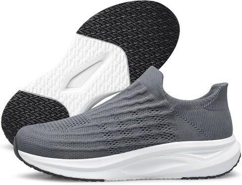 Mens Slip in Free up Hands Sock Shoes, Slip on Lightweight Walking Casual Loafers, Comfortable Breathable Shoes for Men in Saudi Arabia