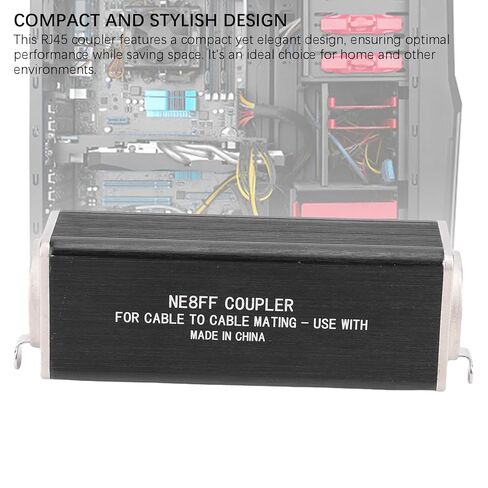 وصلة RJ45، موسع إيثرنت IP68 لكابلات Cat5e Cat6 Cat7 Cat8، موصل أنثى إلى أنثى محمي مع تصميم قفل، مثالي لتمديد الشبكة in Saudi Arabia