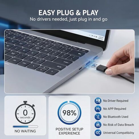 كاميرا ويب AIRHUG 2K 60 إطارًا في الثانية، كاميرا بث مع مستشعر سوني 8 ميجابكسل، ميكروفونات مزدوجة متعددة الاتجاهات، تركيز تلقائي PDAF، عرض مركز 60 درجة للاجتماعات عبر الإنترنت، غطاء خصوصية مدمج، التوصيل والتشغيل لنظام التشغيل Windows/Mac in Kuwait