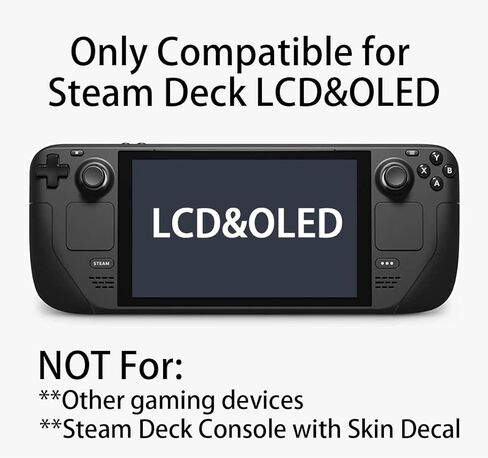 Case Compatible for Steam Deck OLED & LCD Protective Cover Shell Skin Kawaii Pink Angel Hard PC Protection Accessories with Trackpad Sticker Snap on Grip Case in Kuwait