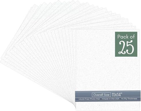 CountryArtHouse Antique White 11x14 Uncut Art Mat Board - No Opening - 1 Mat in Saudi Arabia