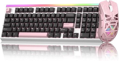 مجموعة لوحة مفاتيح وماوس Aula Hall Effect، لوحة مفاتيح Aula Hero99 Hall Effect Keyboard SC620 ماوس لاسلكي in Kuwait