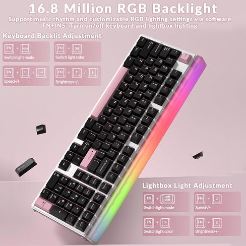 مجموعة لوحة مفاتيح وماوس Aula Hall Effect، لوحة مفاتيح Aula Hero99 Hall Effect Keyboard SC620 ماوس لاسلكي in Kuwait
