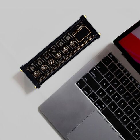 6 Ports USB C Splitter, 9 USB Convenient Input Ports, 6 Port USB Docking Station, Voice Control Function, Data Transmission, for Phones, Tablets, and Gadgets in Kuwait
