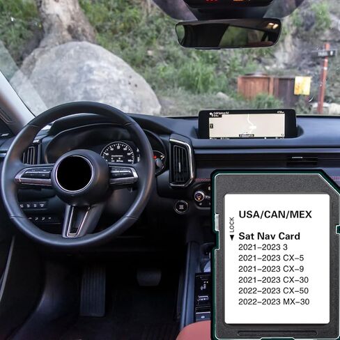 أحدث بطاقة SD للملاحة متوافقة مع 3 Cx5 Cx9 Cx30 Cx50 Mx30 2021-2023 تدعم خرائط الولايات المتحدة الأمريكية/كندا/المكسيك الجديدة in Kuwait