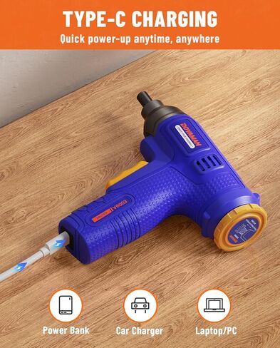 DOVAMAN DES01A Electric Screwdriver, 4V MAX Cordless Screwdriver w/ 31 Bits, 6 Torque, 3-Position Handle, Magnetic Bits Chuck, LED & Flashlight, USB Rechargeable, Power Screwdriver w/Accessories Case in Saudi Arabia