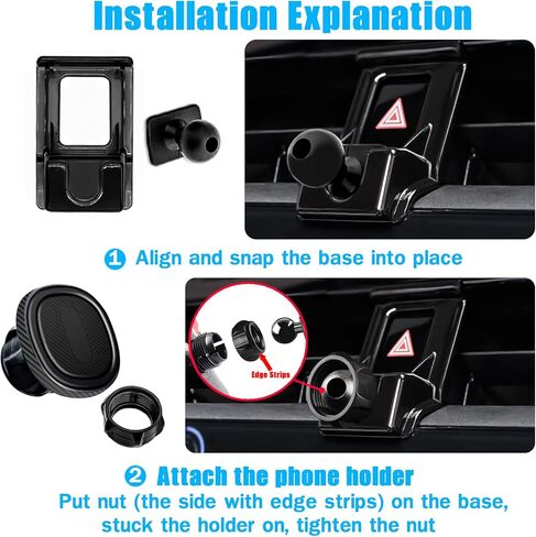 Car Phone Holder Mount, for Toyota Corolla 2024 2023 2022 2021 2020, Air Vent Stand, for Magnetic Navigation Bracket, iPhone, Samsung, All Phones (Not Fit 2019-2012) in Kuwait
