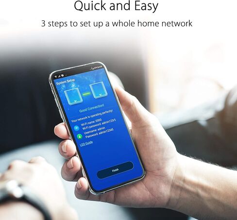 راوتر ASUS ZenWiFi AX Tri-Band Mesh WiFi 6 (XT8 Charcoal)، 6.6 جيجابت في الثانية، WiFi، 3 SSIDs، أمان الشبكة والرقابة الأبوية مجانًا مدى الحياة، منفذ 2.5 جيجا (متجدد) in Kuwait