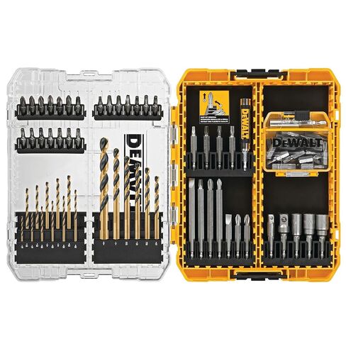 DEWALT Drill Bit Set / Screwdriver Set, 80-Piece (DWAMF1280) , Yellow in Saudi Arabia