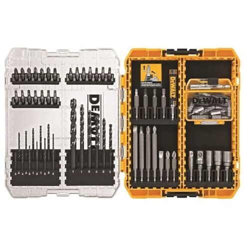 DEWALT Drill Bit Set / Screwdriver Set, 80-Piece (DWAMF1280) , Yellow in Saudi Arabia