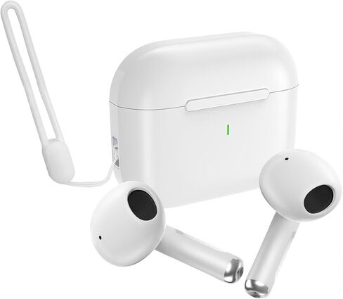 Bluetooth 5.4 Wireless Earbuds Headphones Portable Earbuds with Silicone Cord,50H Playtime Stereo in Ear Buds Built-in 4 ENC Mic Earphone,IP7 Waterproof for Sports Running Workout Helpsleep in Kuwait
