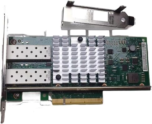 10GB 2 Dual Port X520-DA2 XYT17 942V6 for 10G SFP+ PCI Express x8 82599ES Chip Ethernet Network Card Module(with 2 modules) in Kuwait