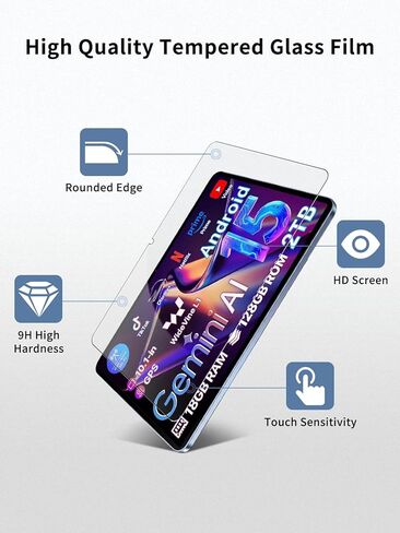 1 حزمة واقي شاشة لـ OYEFIT T10 Tab 10.1nch طبقة من الزجاج المقسى، مضاد للخدش، سهل التركيب، صلابة 9H in Kuwait