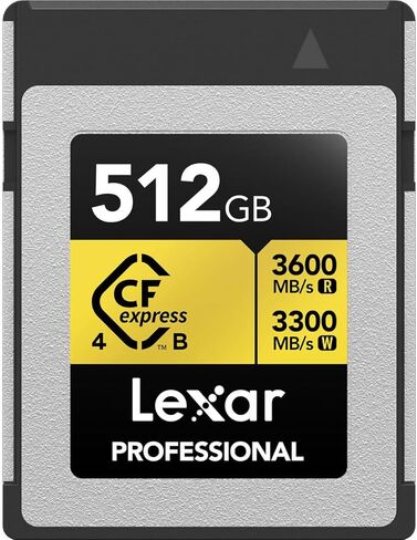 Lexar Gold Series Professional 512GB CFexpress Type-B Memory Card, 2-Pack, Bundle with USB-C Reader in Kuwait