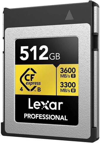 Lexar Gold Series Professional 512GB CFexpress Type-B Memory Card, 2-Pack, Bundle with USB-C Reader in Kuwait