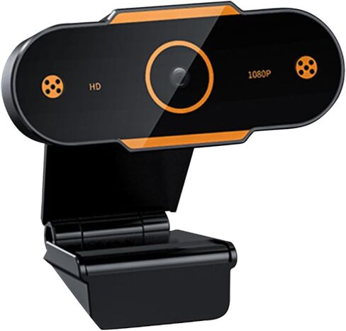 NUOBESTY USB Webcam with Microphone 1080p HD Automatic Focusing Computer Camera for Live Streaming Video Calling and Online Teaching Compatible with Dc5.0 Voltage in Kuwait