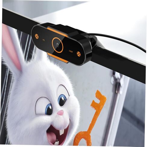 NUOBESTY USB Webcam with Microphone 1080p HD Automatic Focusing Computer Camera for Live Streaming Video Calling and Online Teaching Compatible with Dc5.0 Voltage in Kuwait