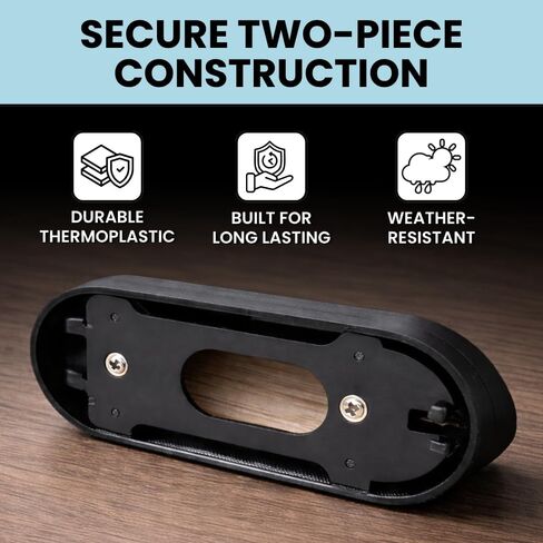 SplashNColor 45 Degree Corner Mount for Reolink Video Doorbell – Angled Wedge Bracket | Adjusts Camera Viewing Angle | Easy Wall Installation for Better Front Door and Side Entry Coverage in Kuwait