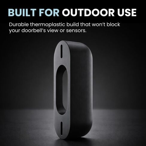 SplashNColor 45 Degree Corner Mount for Reolink Video Doorbell – Angled Wedge Bracket | Adjusts Camera Viewing Angle | Easy Wall Installation for Better Front Door and Side Entry Coverage in Kuwait