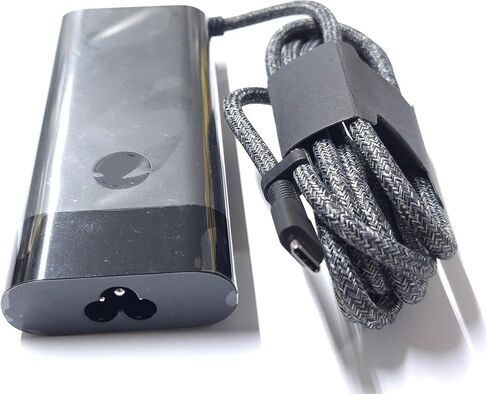 شاحن USB-C أصلي 100 واط متوافق مع HP OmniBook 7 16-ay0075cl 16-ay0087nr 16-ay0500nr 16-ay0575cl 16-az0097nr 16-az0595cl 16-ay0000 16-ay0010ca 16 بوصة PC 100 واط من النوع C شاحن PSU in Kuwait