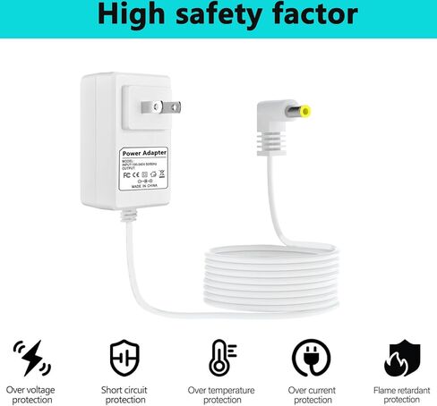 12V Power Cord Adapter Replacement Part for DonJoy Iceman Classic 3 Cryotherapy System (Model 11-1423) Part Number: 25-4041 Charging Cable Power Adapter in Kuwait