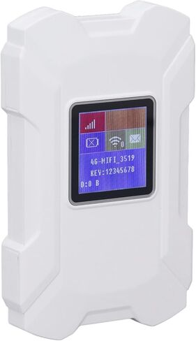 4G LTE WLAN Mobile Hotspot, Unlocked 4G Modem Router with SIM Card Slot, Portable WLAN Router Hotspot Devices for Travel, Connects Up to 32 Devices (White) in Kuwait