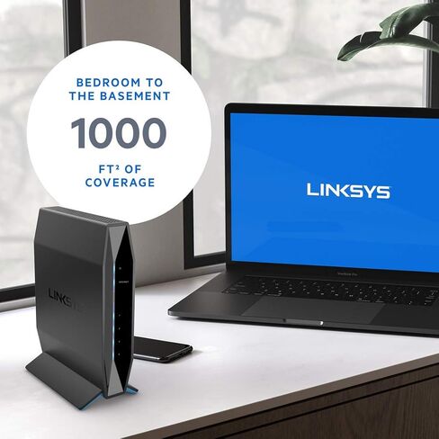 لينكسيس ثنائي النطاق AC1200 واي فاي 5 راوتر (E5600) (متجدد) in Kuwait