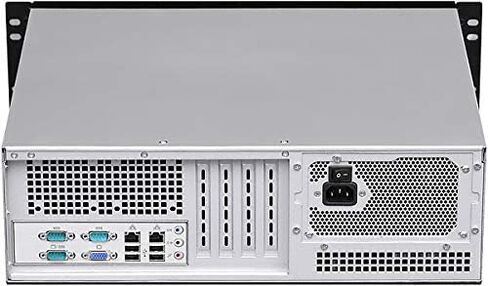 3U (شاشة LCD بمروحة) (3x5.25+7x3.5 HD) (ATX/Micro-ATX/Mini ITX)(عمق 14.96 بوصة) (خذ طاقة Mini Redunat) هيكل حامل على حامل (لا يوجد مصدر طاقة، لا يوجد حاجز، لا يوجد نظام وحالة فقط) IPC-G3370R in Kuwait