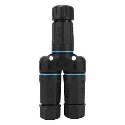 مقرنة فاباتر RJ45، IP68 1 إلى 2 موزع إيثرنت خارجي، موصل IP68 RJ45 مع تركيب التوصيل والتشغيل لكاميرات الأمان الخارجية في العطلات in Kuwait