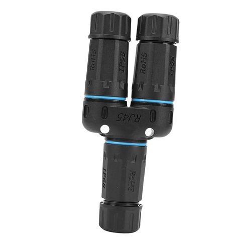 مقرنة فاباتر RJ45، IP68 1 إلى 2 موزع إيثرنت خارجي، موصل IP68 RJ45 مع تركيب التوصيل والتشغيل لكاميرات الأمان الخارجية في العطلات in Kuwait