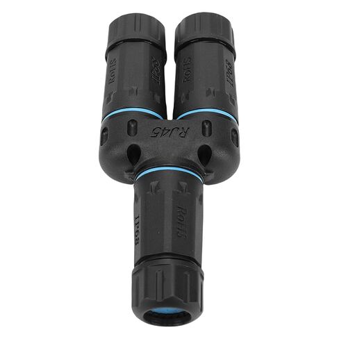 مقرنة فاباتر RJ45، IP68 1 إلى 2 موزع إيثرنت خارجي، موصل IP68 RJ45 مع تركيب التوصيل والتشغيل لكاميرات الأمان الخارجية في العطلات in Kuwait