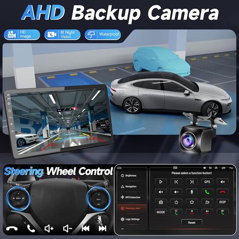 Naifay 8Core Android Car Radio for Subaru Forester Impreza WRX 2008-2012 ستيريو، شاشة لمس 9 بوصة لراديو Subaru Forester مع CarPlay Android Auto/Bluetooth/GPS/WiFi/FM/SWC/Camera+MIC in Kuwait