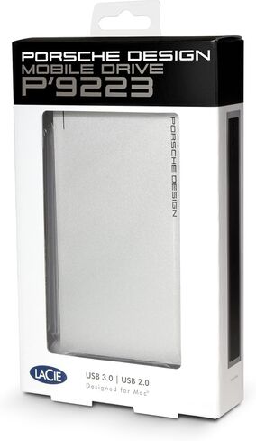 محرك الأقراص الصلبة الخارجي LaCie Porsche Design سعة 2 تيرابايت USB 3.0 in Kuwait