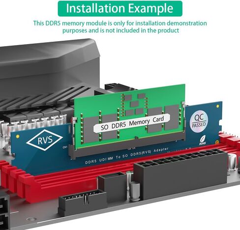 Sintech DDR5 Adapter, DDR5 SO-DIMM to U-DIMM Converter for Desktop Memory Tester in Saudi Arabia
