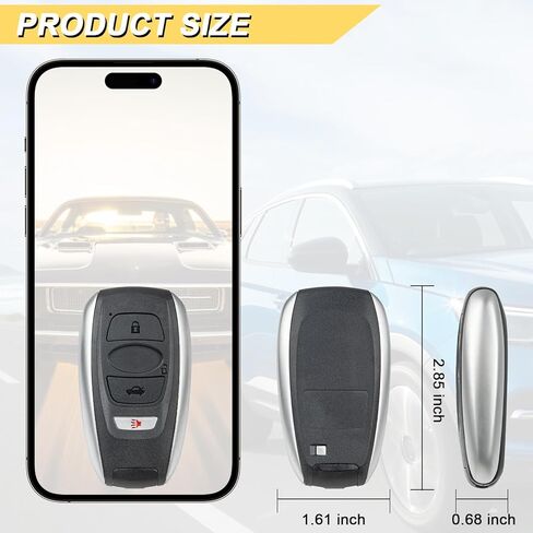 Vurkcy Key Fob Replacement for 2017-2023 Subaru Impreza Outback/ 19-23 Crosstrek Forester/ 19-24 Ascent/ 18-21 Legacy WRX/ 22-24 BRZ Car Keyless Entry Remote Control, HYQ14AHK, 4-Btn in Kuwait
