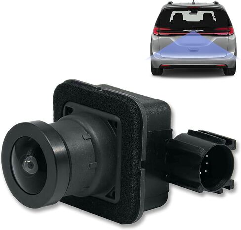 Rear Backup Camera Compatible with 2017-2023 Chrysler Pacifica, 2020 2021 2022 Chrysler Voyager, 170° Wide-Angle Rear View Camera Replaces 68227397AH 68227397AE 68227397AG in Kuwait