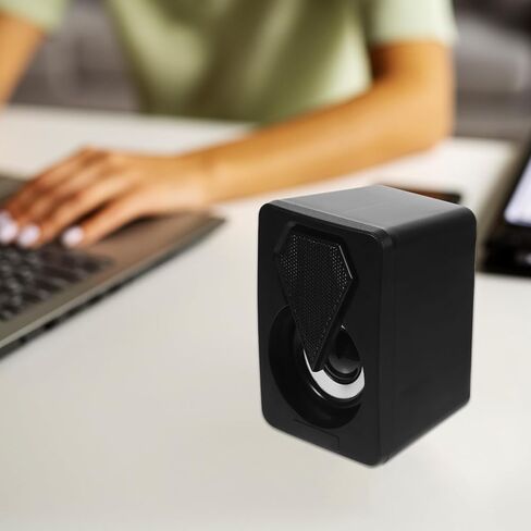 سماعات الكمبيوتر NUOBESTY USB زوج واحد من صندوق الصوت السلكي الصغير المدمج عالي الحجم للوسائط المتعددة للاستخدام المنزلي والمكتبي للألعاب المكتبية in Kuwait