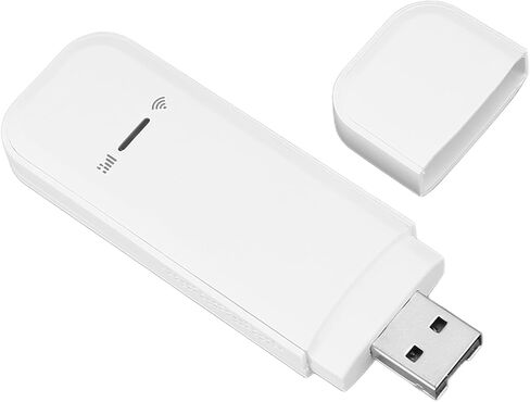 Portable WiFi B1/3/7/8/20 4G LTE Nano SIM Dongle, 150MBPS High Speed WiFi Hotspot Router for 10 Users, Plug and Play, with SIM Card Slot, for Cell Phone PC Tablet in Kuwait