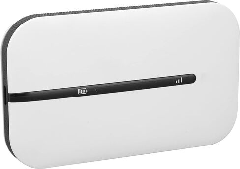 موجه Gavigain 4G LTE، راوتر واي فاي 4G أبيض مع فتحة لبطاقة SIM، يدعم ما يصل إلى 10 مستخدمين، 2.4 جيجا هرتز، يعمل بالبطارية، موجه 4G LTE للهاتف والكمبيوتر اللوحي in Kuwait