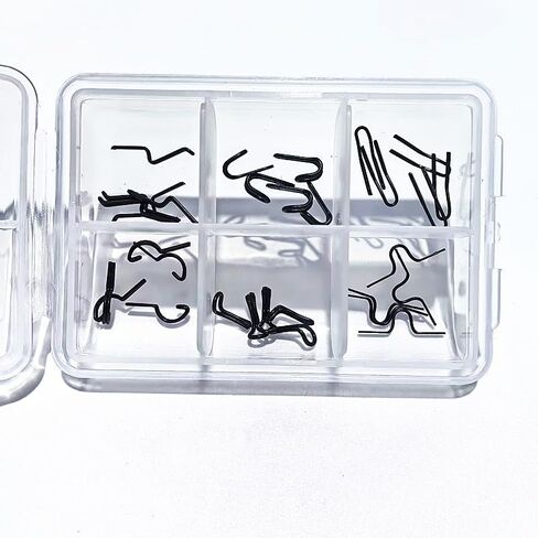 KALAVARMA 30-Pack Fishing Rod Hook Keepers, Durable Stainless Steel Fishing Hook Holder for Rod Building & Repair, DIY Fishing Pole Accessories in Kuwait