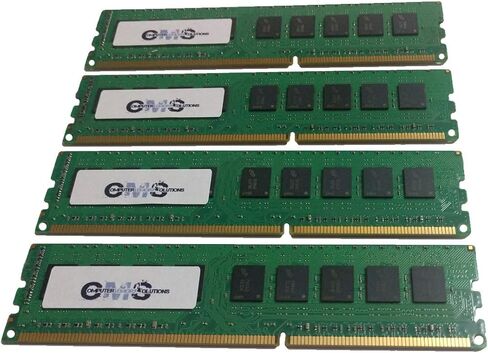 ترقية ذاكرة الوصول العشوائي CMS 32GB (4X8GB) DDR3 12800 1600MHz ECC غير المسجلة DIMM متوافقة مع HP/Compaq® ProLiant ML310e Gen8 v2 (G8) ECC UNBUFFERED - B90 in Kuwait