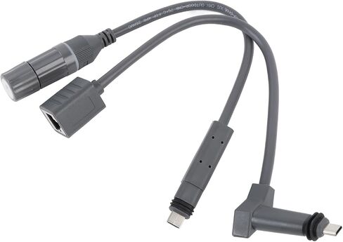 Zunate SPX to RJ45 Adapter 1200Mbps Cat6e High Speed Female Connector for GEN2 V2, Shielded Single Core 26AWG Copper Cable with Watertight Ends Suitable for Dish and Router Use in Kuwait