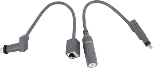 Zunate SPX to RJ45 Adapter 1200Mbps Cat6e High Speed Female Connector for GEN2 V2, Shielded Single Core 26AWG Copper Cable with Watertight Ends Suitable for Dish and Router Use in Kuwait