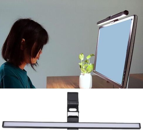 شريط إضاءة شاشة XUMIUZIY، مصباح شاشة كمبيوتر للعناية بالعين، مصباح مهمة LED لقراءة USB مع 3 درجات حرارة ألوان، ضوء RGB كامل الطيف قابل للتعتيم، للمكتب المنزلي in Kuwait