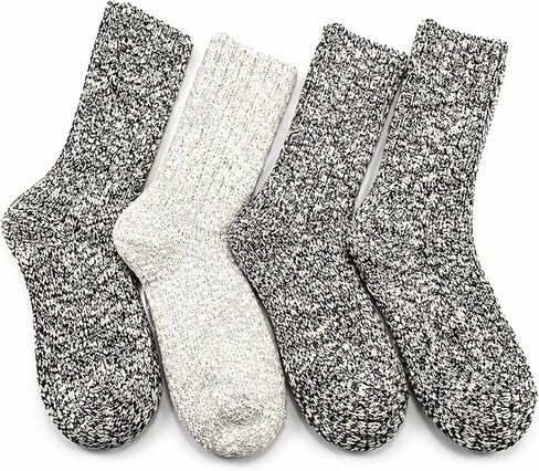 Weatherproof Boot Crew Socks for Womens,Warm,Soft Cotton Blend,Show Size 5-9.5 (4 Pack_ in Saudi Arabia