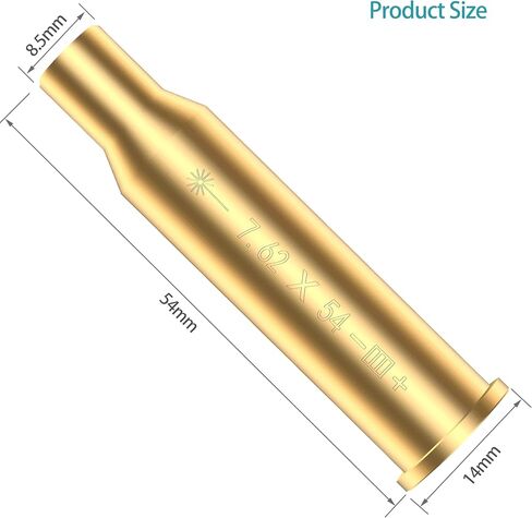 خرطوشة رؤية ليزر ريد دوت 7.62 × 54 مم 7.62 * 54 مم ليزر Boresighter مع مجموعتين من البطاريات للصيد in Kuwait
