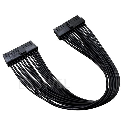 كابل إمداد الطاقة Easwel ATX 24Pin إلى 20+4Pin، مقاس 18، ذكر إلى ذكر، 44 دبوسًا، للاستخدام الداخلي، متوافق مع الكمبيوتر الشخصي والخادم، يوصل PSU باللوحة الأم in Kuwait