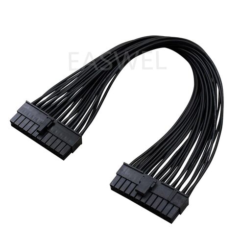 كابل إمداد الطاقة Easwel ATX 24Pin إلى 20+4Pin، مقاس 18، ذكر إلى ذكر، 44 دبوسًا، للاستخدام الداخلي، متوافق مع الكمبيوتر الشخصي والخادم، يوصل PSU باللوحة الأم in Kuwait