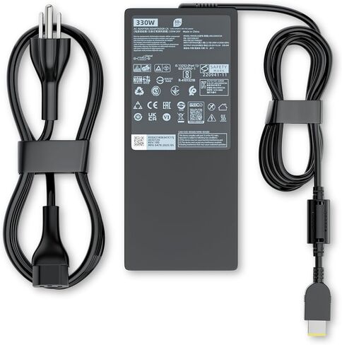 استبدال محول الطاقة النحيف الجديد 330 واط 300 واط لشاحن الكمبيوتر المحمول Lenovo؛ Legion Pro 7 7i 5i 5 16IRX8H، Legion 9 9i Gen 9 16IRX8 83AG L450 L460 L470 L560 L570، GX21M50608، ADL330SDC3A، SA10R16956 5A10W86289 in Kuwait